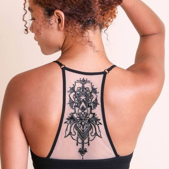 Mesh Racerback Bralette - Picture 2 of 2